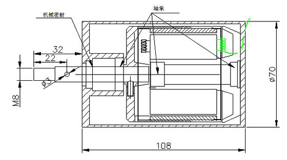 3200W 8Nm Outslner Brushless DC Motor Hall Sensor nhà cung cấp