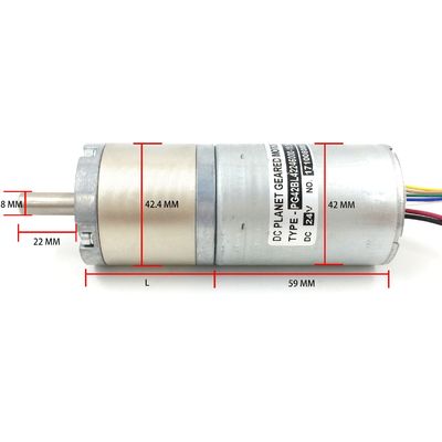 3000 Rpm 800W 42mm 42mm Hộp số hành tinh không chổi than nhà cung cấp